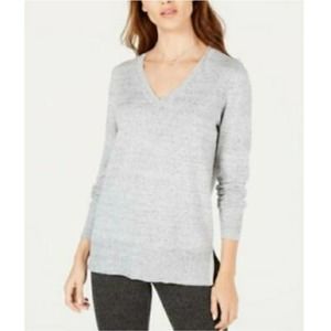 Maison Jules  Sweater Women's Size Medium Gray